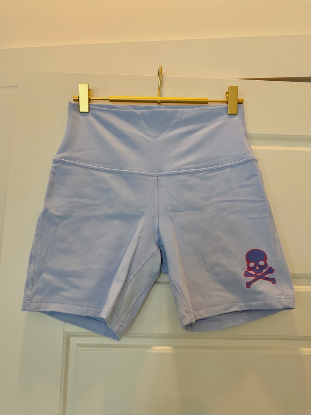 Soulcycle x Lululemon Blue Shorts Size 8